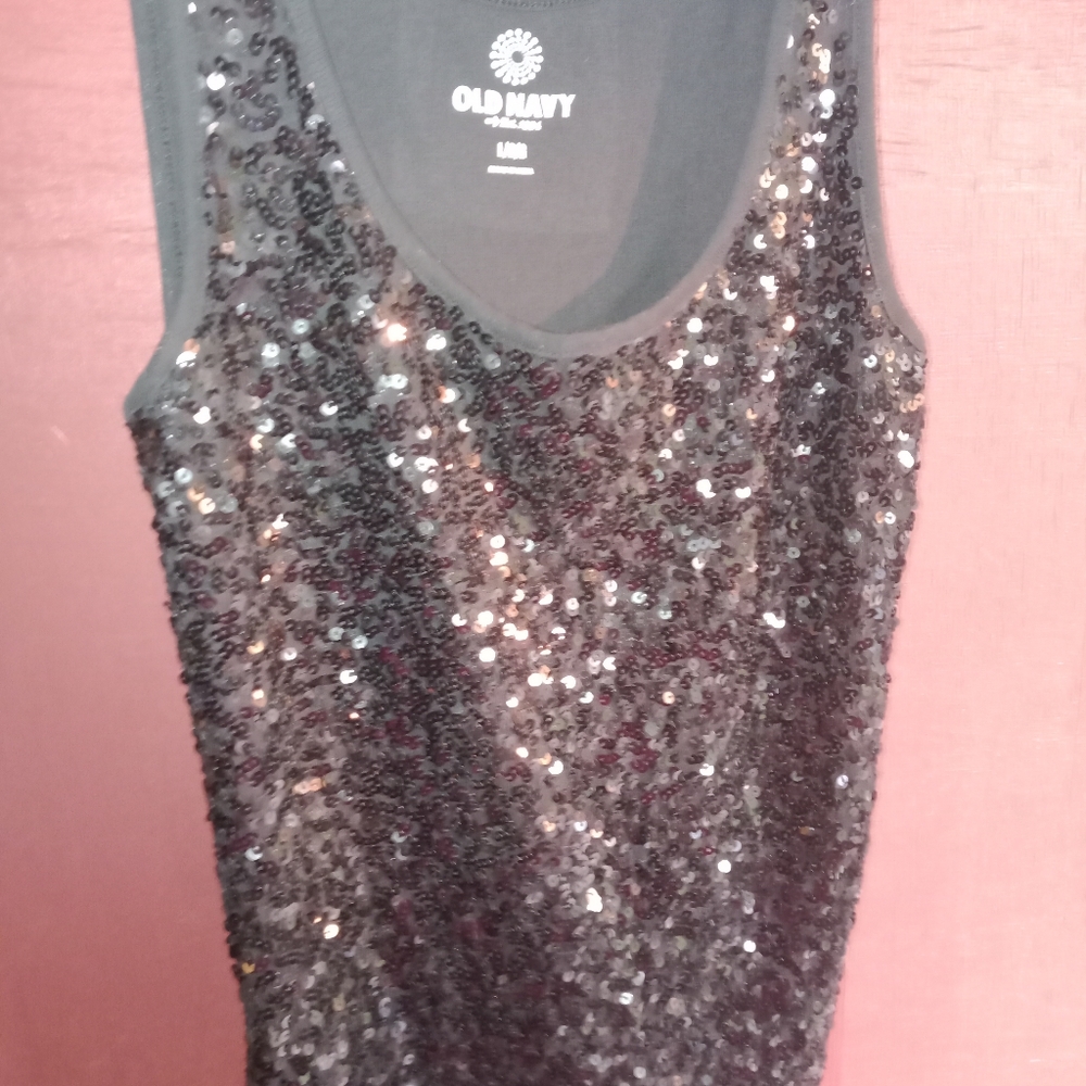 🖤Black Sequin Tank🖤